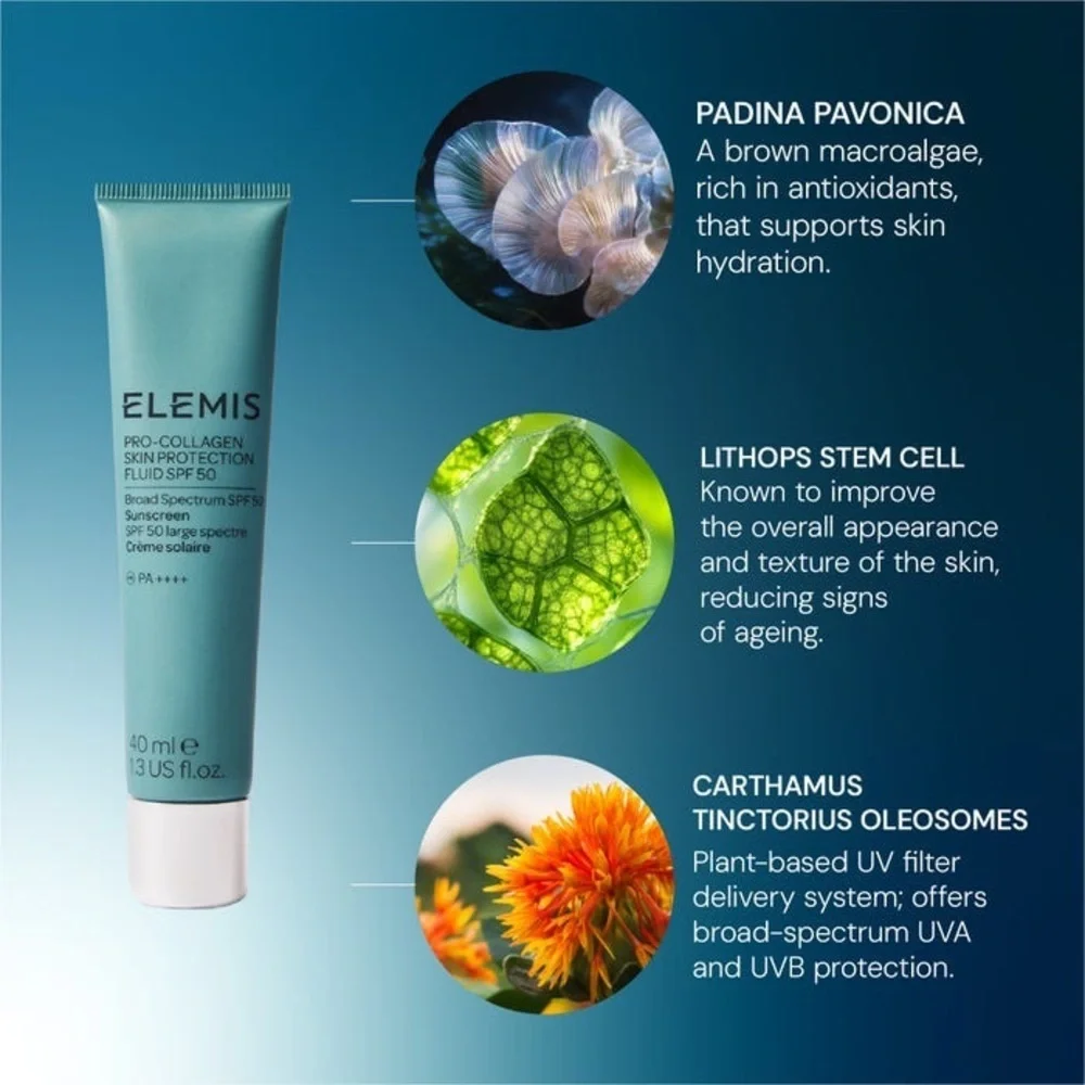 ✨ ELEMIS Pro-Collagen Skin Protection Fluid SPF 50 – 40 ml / 1.3 fl oz ✨